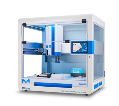 Front view of the AAW™ automated assay workstation Front view of the AAW™ automated assay workstation