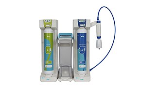 RO water 생산 및 초순수 채수가 하나의 유닛으로 구성된 결합형 Milli-Q SQ 240C 시스템 구성