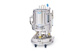One stainless steel Mobius® 100 L ADC reactor