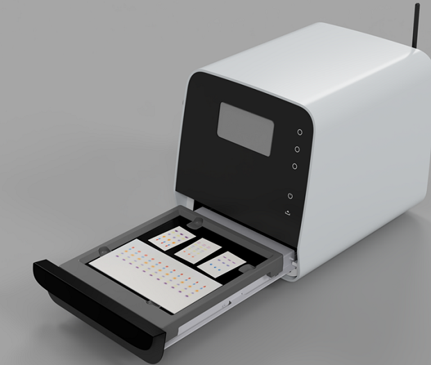 Simultaneous placement of multiple TLC plates for analysis in the TLC Explorer