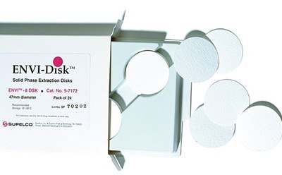SPE Discs Supelclean™ ENVI™-8 DSK SPE membrane for faster processing of larger sample volumes