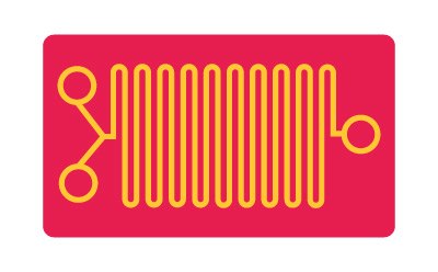 NanoFabTx™ microfluidic chip Illustrated NanoFabTX™ microfluidic chip to synthesize micro and nanoparticles, lipid nanoparticles, and liposomes for drug delivery.