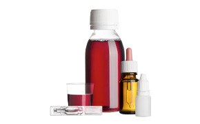 Liquid dosage forms formulated with buffers Liquid drug formulations