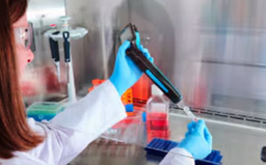 The Scepter™ 3.0 cell counter can be used in the tissue culture hood