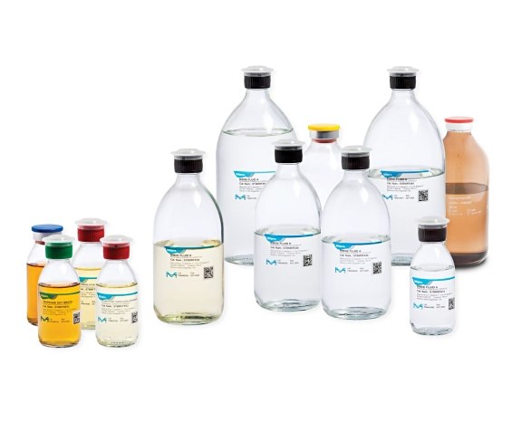 Sterility testing culture media rinse and fluid.