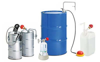 Safe handling product overview Withdrawal systems for safe supply of solvents and inorganics