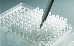 Pipette filling tubes in well plate