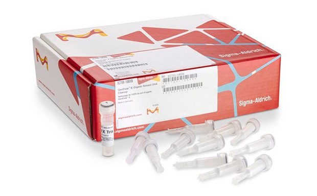 A box from Sigma-Aldrich, with the company’s logo visible on the packaging. In front of the box, there are six individual vials with white caps and clear bodies, arranged in two rows. Three vials are standing upright, and three are lying horizontally in front of an unopened product box which has red and white color scheme with additional labeling partially visible. A box from Sigma-Aldrich, with the company’s logo visible on the packaging. In front of the box, there are six individual vials with white caps and clear bodies, arranged in two rows. Three vials are standing upright, and three are lying horizontally in front of an unopened product box which has red and white color scheme with additional labeling partially visible.