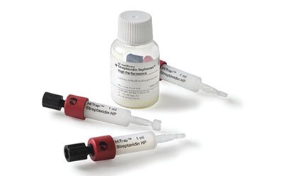 Cytiva HiTrap™ Streptavidin Sepharose HP purification columns and resins.
