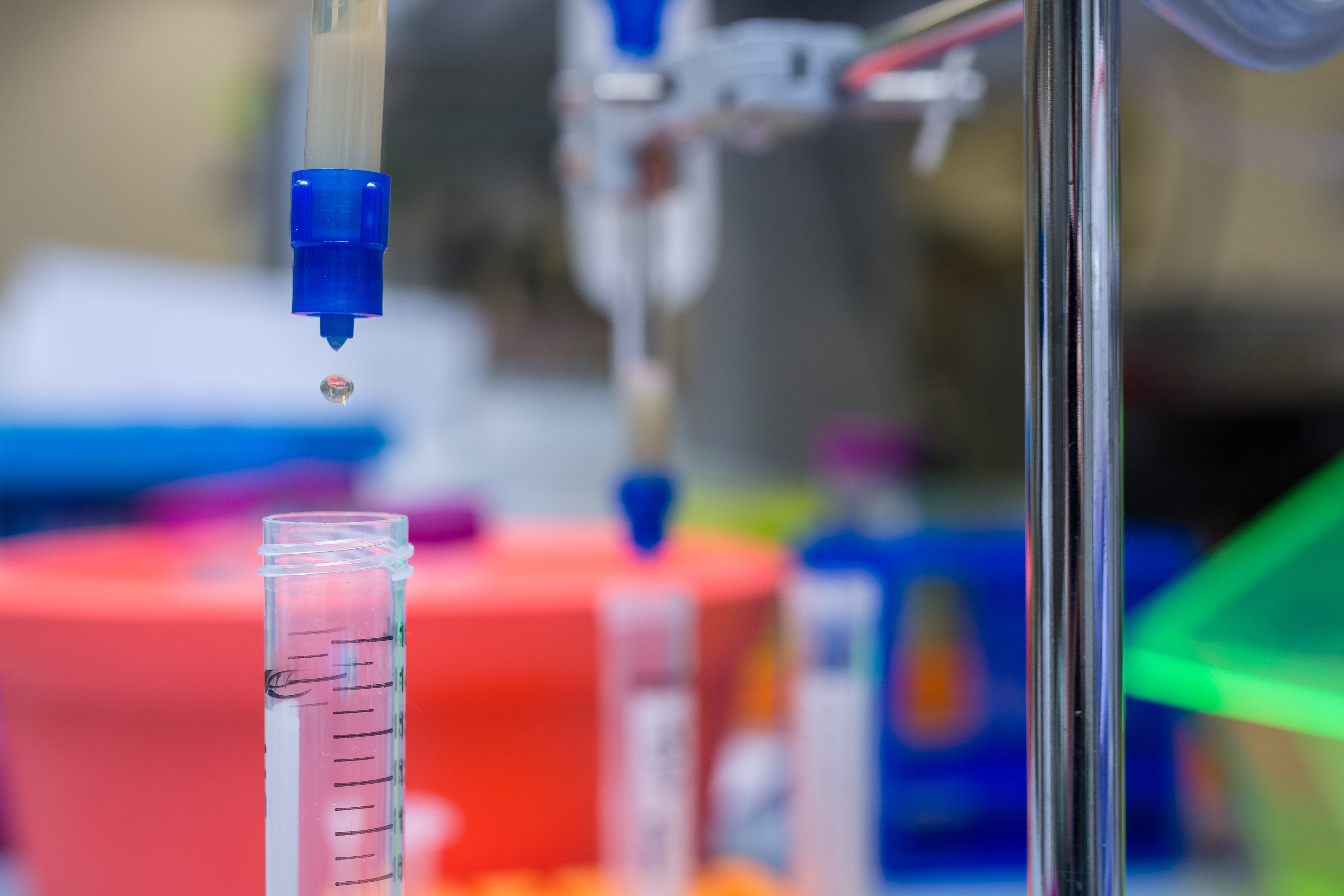 Protein purification of recombinant proteins using affinity chromatography.