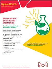 ElectroGreen™ Solvents for Electronics ElectroGreen™ Solvents for Electronics flyer
