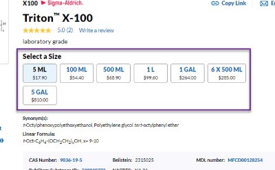 Chip Based SKU Selection You can select how many units you want to order. This section has been optimized to make adjustments quicker and easier