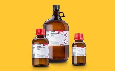 노란색 바탕에 3개의 시그마-알드리치® 유리병. 노란색 바탕에 3개의 시그마-알드리치® 유리병.