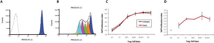 Proliferation monitoring based on tracking dye dilution