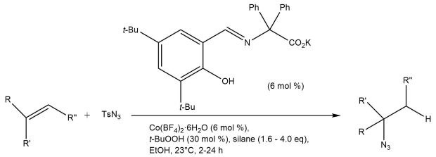 Cobalt-catalyzed hydroazidation of alkenes Cobalt-catalyzed hydroazidation of alkenes