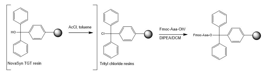 loading-trityl-resins