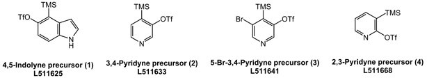 ‘indolyne’ precursor1 and ‘pyridyne’ precursors ‘indolyne’ precursor1 and ‘pyridyne’ precursors