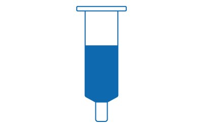 Cartoon illustration of a solid phase extraction cartridge. Cartoon illustration of a solid phase extraction cartridge.