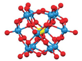 Ball and stick Model of SiW12