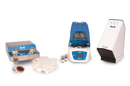 Milliflex® Rapid System 2.0 for rapid sterility testing Components of the Milliflex® Rapid System 2.0: Milliflex Oasis® VHP resistant pump, Milliflex® Rapid AutoSpray Station, and Milliflex® Rapid Detection Tower