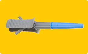Needle guard and protector The needle guard and protector improves confidence in needle manipulation.