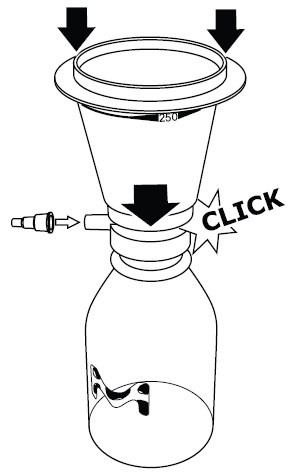 Assemble Millicup™-FLEX filtration unit