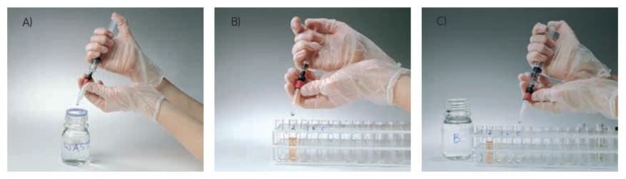 Using a GSTrap column with a syringe Using a GSTrap column with a syringe