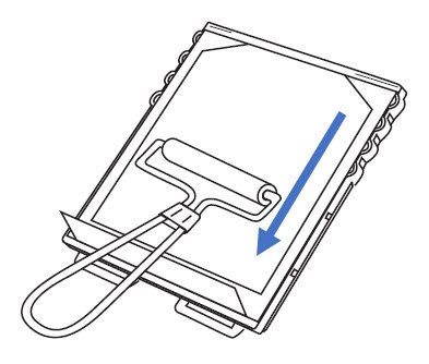 Use blot roller to assure even contact between the membrane and flow matrix Use blot roller to assure even contact between the membrane and flow matrix