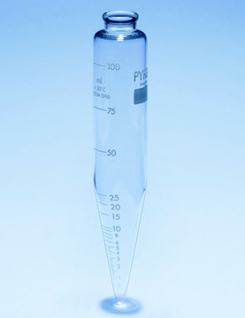 Pyrex&#174; Centrifuge tubes ASTM Certified, conical base, 100&#160;mL