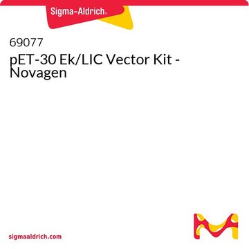 pET-30 Ek/LIC Vector Kit - Novagen