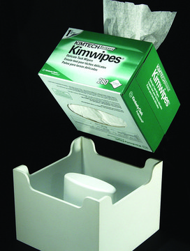 Kimwipes&#174; Push-up dispenser polystyrene