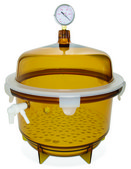 Scienceware&#174; Lab Companion&#8482; round vacuum desiccator volume 10&#160;L, clear polycarbonate, pack of 1&#160;ea