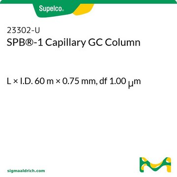 SPB&#174;-1 Capillary GC Column L × I.D. 60&#160;m × 0.75&#160;mm, df 1.00&#160;&#956;m