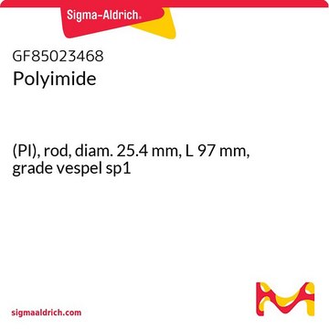 Polyimide (PI), rod, diam. 25.4&#160;mm, L 97&#160;mm, grade vespel sp1