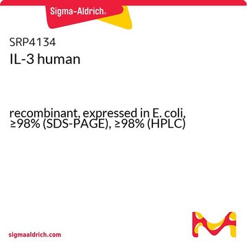 IL-3 human recombinant, expressed in E. coli, &#8805;98% (SDS-PAGE), &#8805;98% (HPLC)