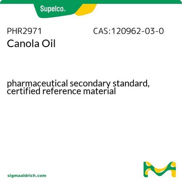 Canola Oil pharmaceutical secondary standard, certified reference material