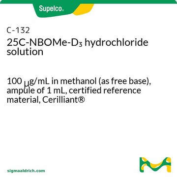 25C-NBOMe-D3 hydrochloride solution 100&#160;&#956;g/mL in methanol (as free base), ampule of 1&#160;mL, certified reference material, Cerilliant&#174;