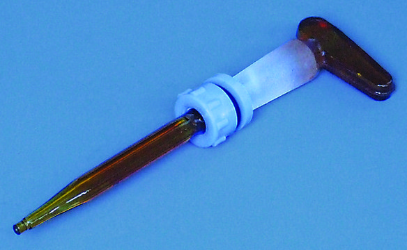 BRAND&#174; burette lateral stopcock for burette capacity 25 mL, with spare key, glass key