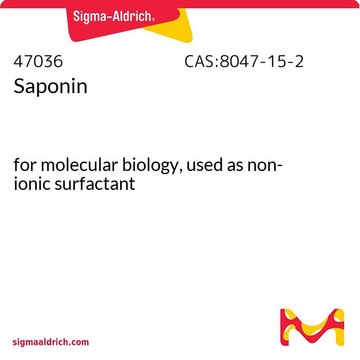 Saponin for molecular biology, used as non-ionic surfactant