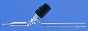 BRAND&#174; needle-valve stopcocks for burettes and automatic burettes with PTFE spindle Lateral, for burette capacity 25 mL