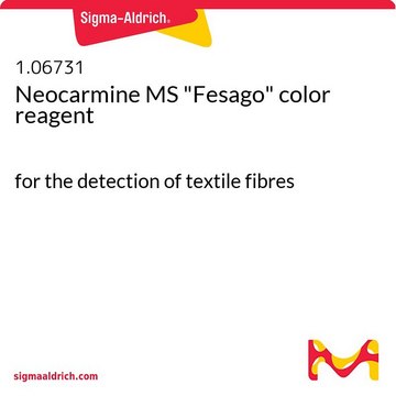 Neocarmine MS "Fesago" color reagent for the detection of textile fibres