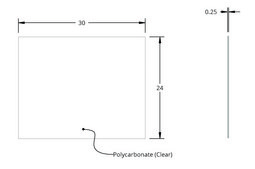 Grace Bio-Labs HybriSlip&#8482; hybridization cover L × W × thickness 24&#160;mm × 30&#160;mm × 0.25&#160;mm, pkg of 100&#160;ea