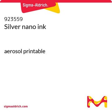 Silver nano ink aerosol printable