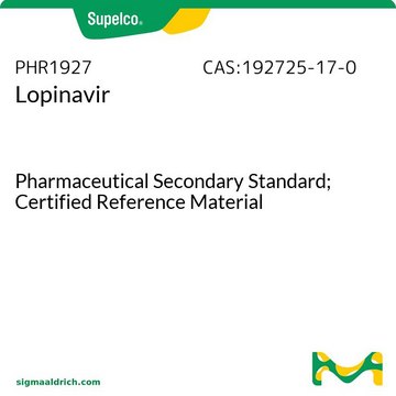 Lopinavir Pharmaceutical Secondary Standard; Certified Reference Material