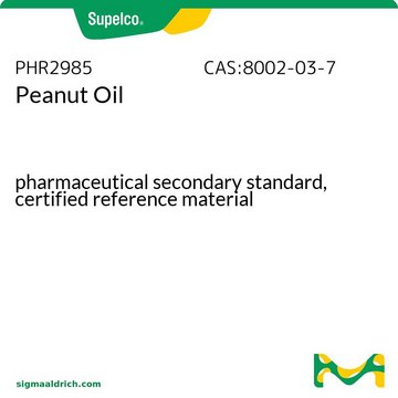 Peanut Oil pharmaceutical secondary standard, certified reference material