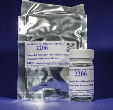 Controlled pore glass - BET specific surface area NIST&#174; SRM&#174; 2206, nominal pore diameter 300 nm