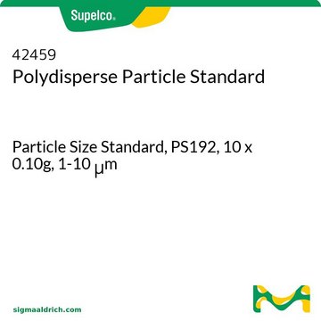 Polydisperse Particle Standard Particle Size Standard, PS192, 10 x 0.10g, 1-10&#160;&#956;m