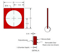 Grace Bio-Labs CoverWell&#8482; imaging chambers diam. × thickness 20&#160;mm × 0.9&#160;mm