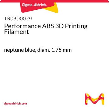 Performance ABS 3D Printing Filament neptune blue, diam. 1.75&#160;mm