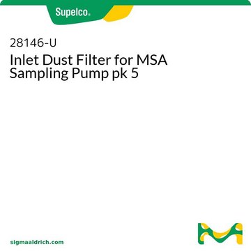 Inlet Dust Filter for MSA Sampling Pump pk 5